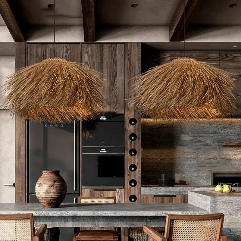 Wabi-sabi Grass Pendant Light Ceiling Fixture