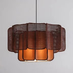 Bohemian Rattan Pendant Light for Dining Room