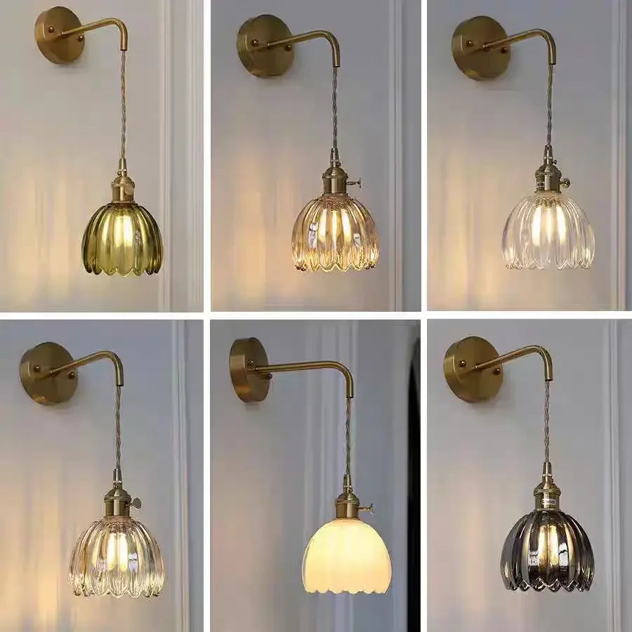 Retro Modern Glass Pendant Lamp with Twisted String Design