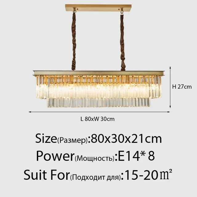 Modern Glass Chandelier LED Ceiling Light Black Gold