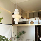 Nordic Rice Paper Pendant Light - Stacked Design
