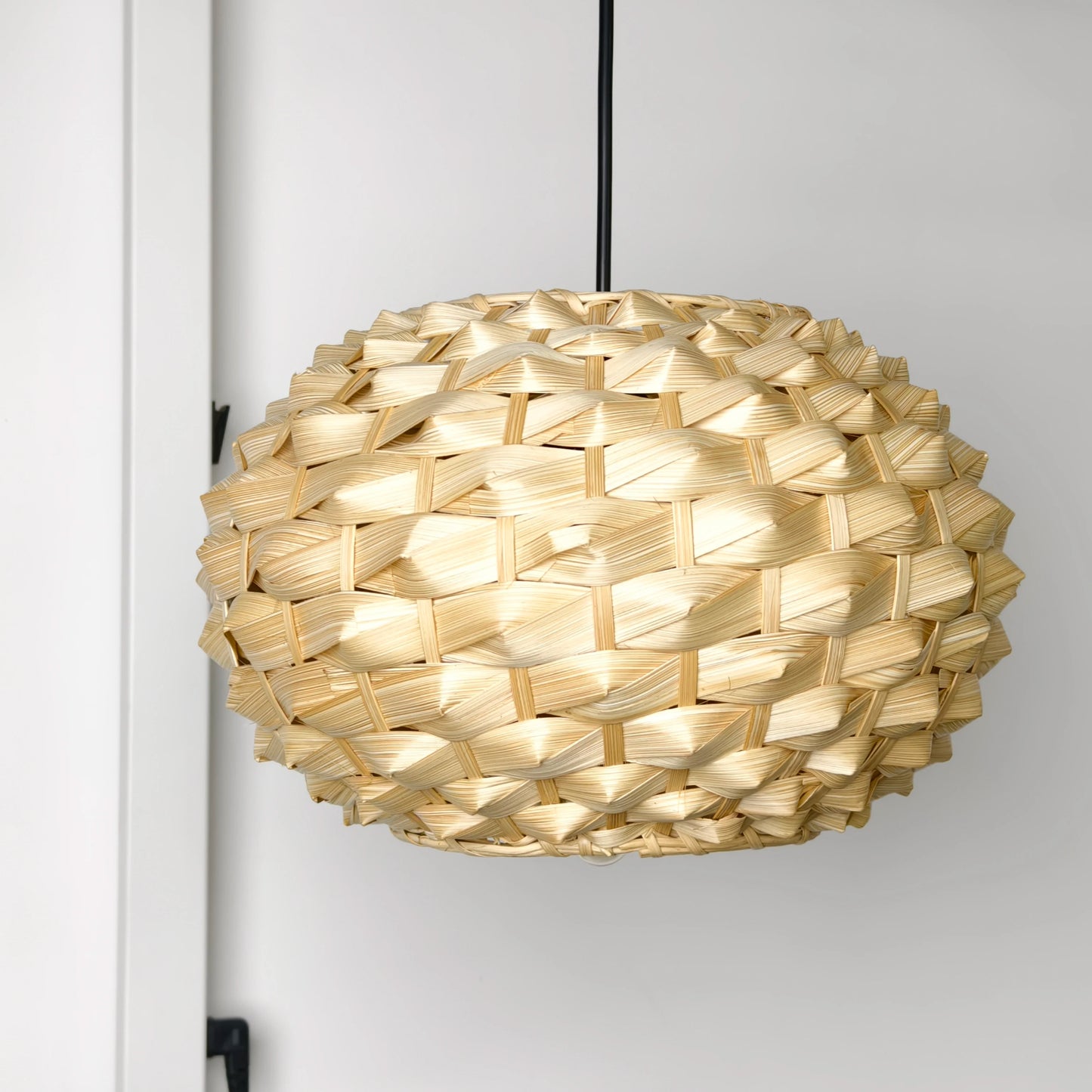 Bohemian Bamboo Rattan Pendant Light for Bedroom