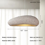 Minimalist Wabi Sabi Pendant Light for Dining Room