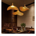 Bohemian Rattan Pendant Light for Dining Room