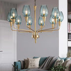 Modern Glass Chandelier Pendant Light