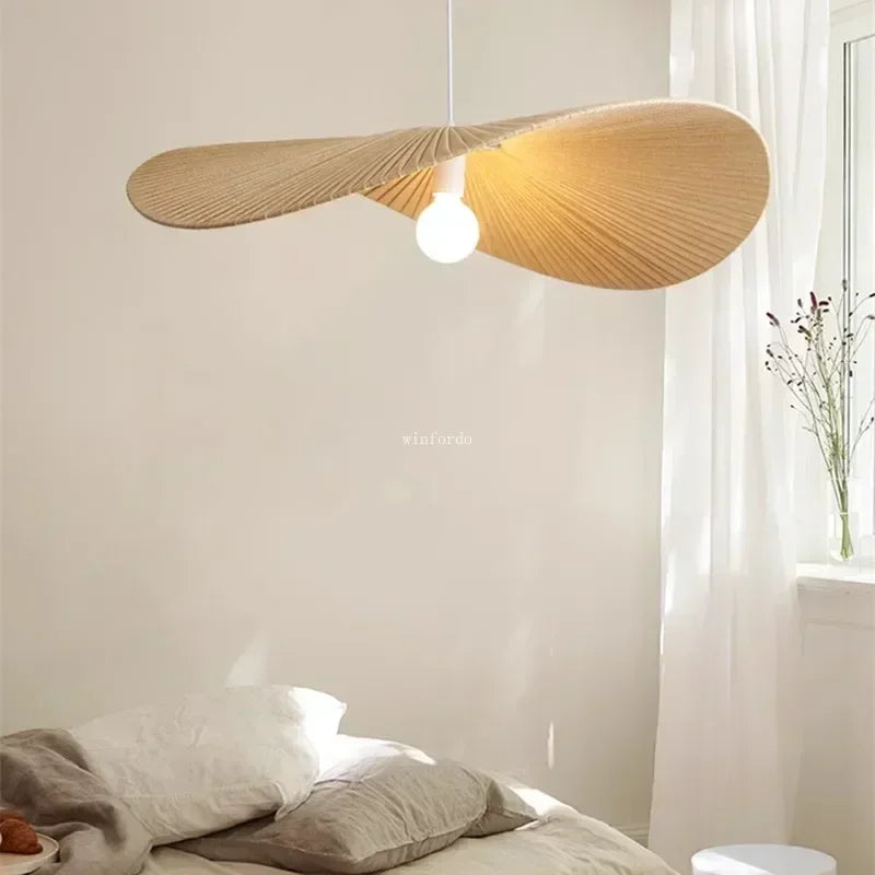 Bohemian Rattan Pendant Light Woven Design