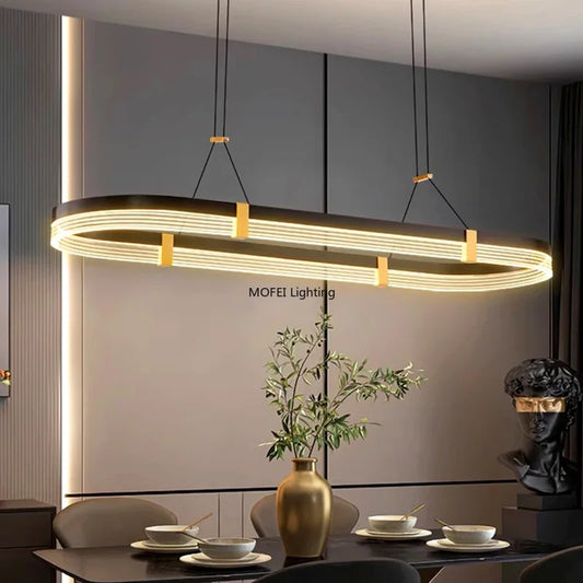 Nordic LED Pendant Light - Minimalist Dining Room Hanging Lamp
