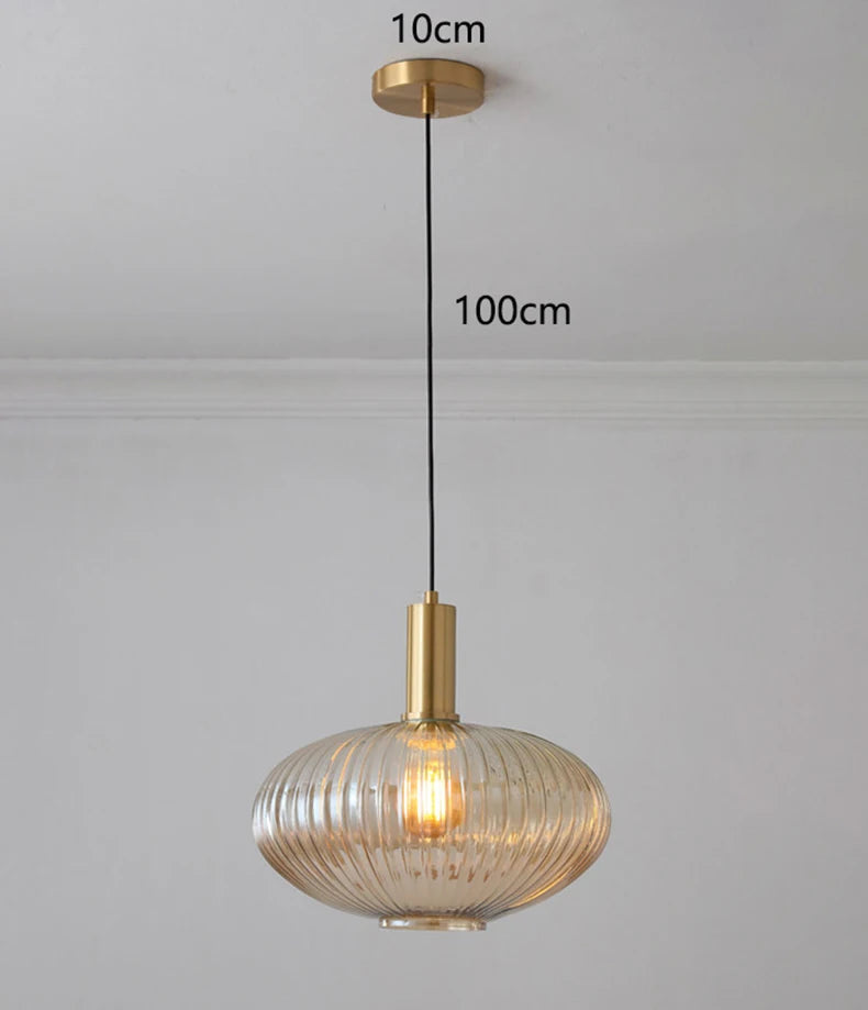 Nordic Glass Pendant Light for Dining Room