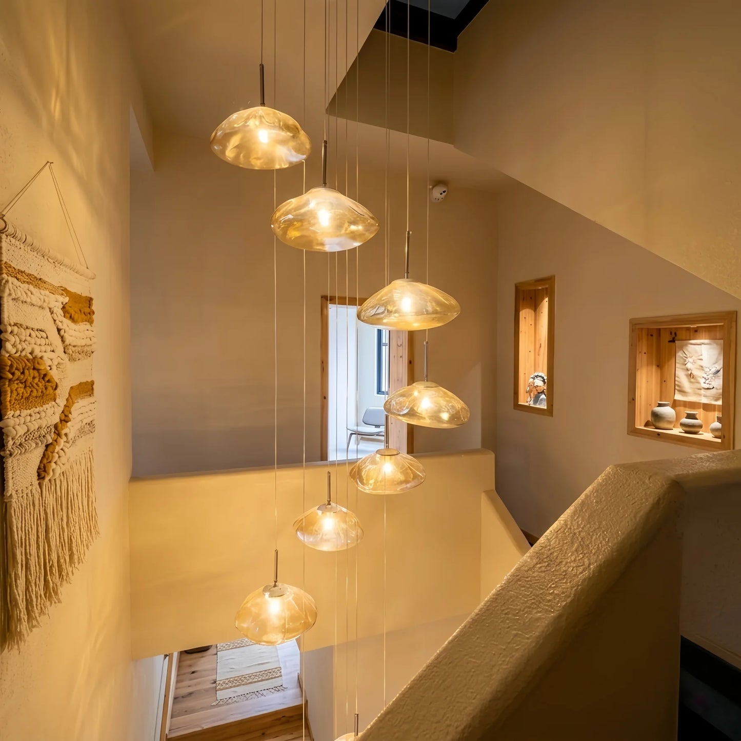 Nordic Glass Pendant Light Cloud Design