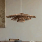Wabi Sabi Rattan Pendant Light - Japanese Style