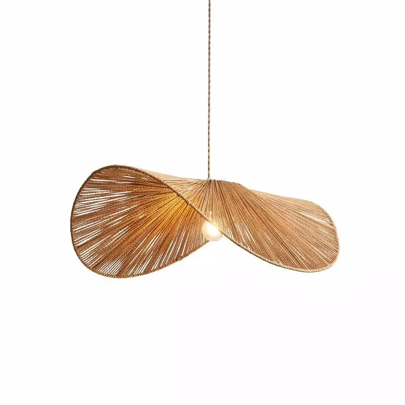 Bohemian Rattan Pendant Light for Dining Room