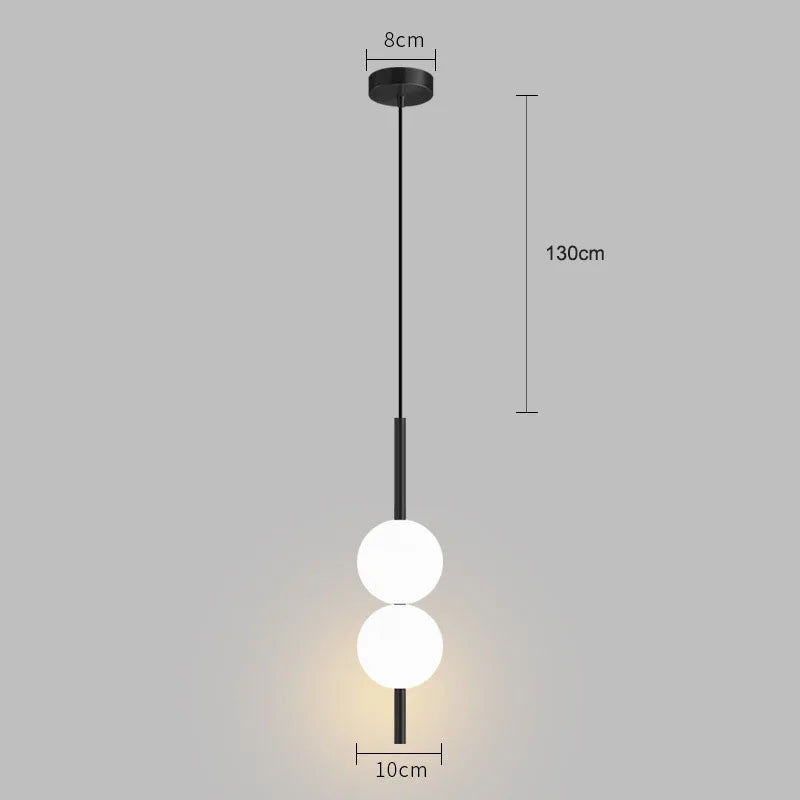 Bedside Pendant Lights for Bedroom Nordic Pendant Lamp for TV background Kitchen Island Restaurant Dinning Room LED Lighting