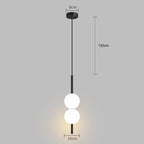 Bedside Pendant Lights for Bedroom Nordic Pendant Lamp for TV background Kitchen Island Restaurant Dinning Room LED Lighting