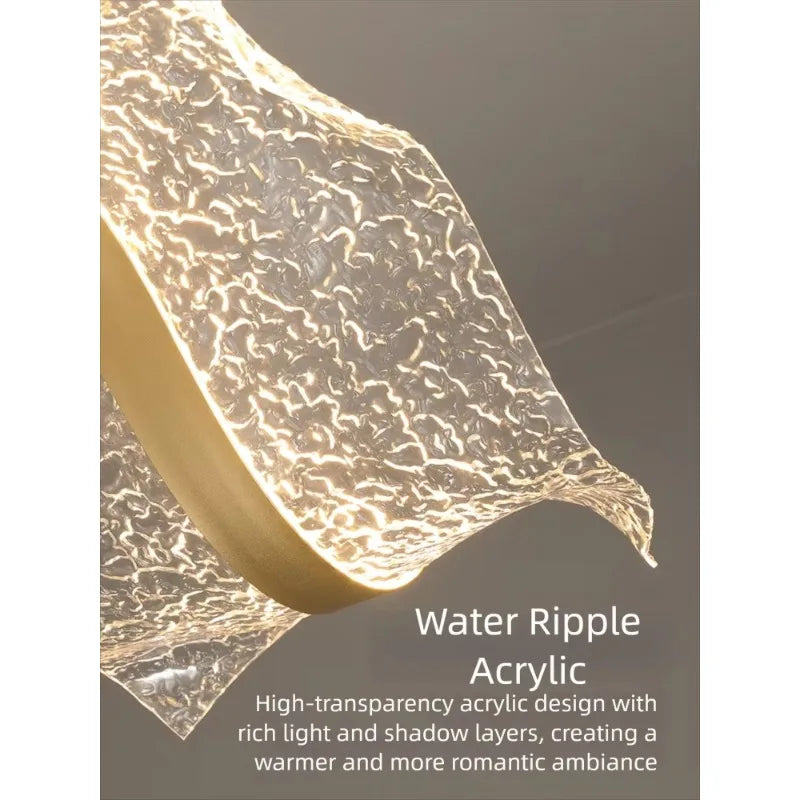 Nordic Wave LED Pendant Light for Dining Room
