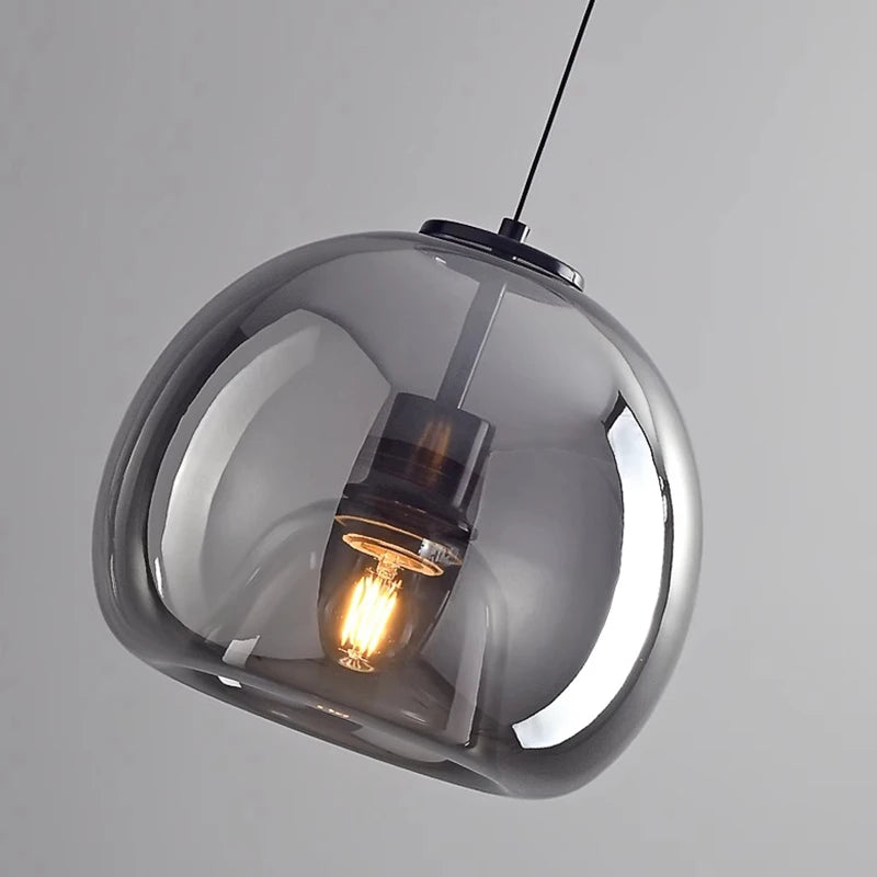 Modern Glass Pendant Light for Dining Room