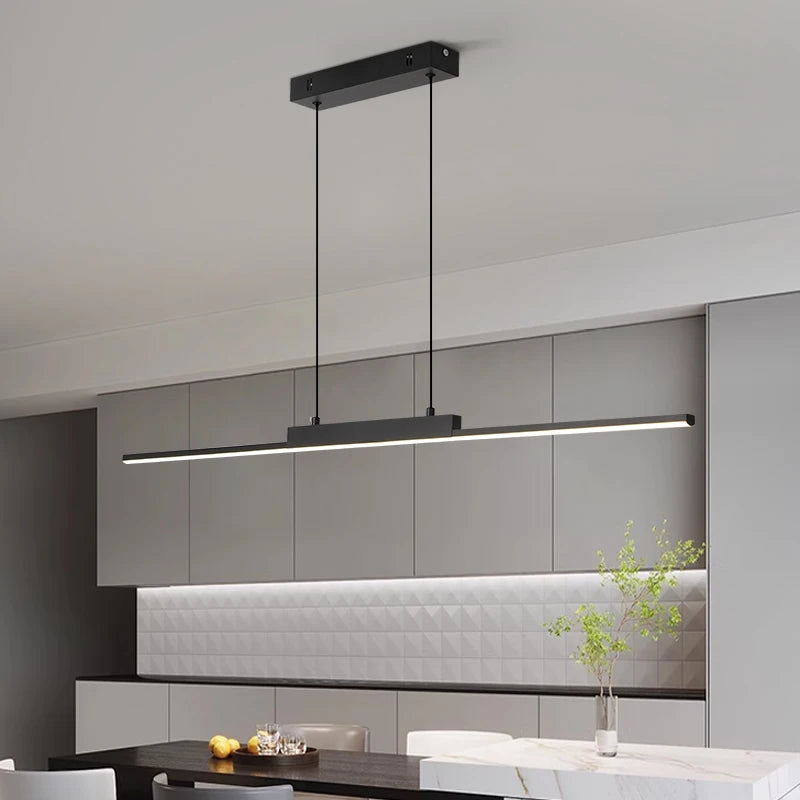 Nordic Minimalist Iron Pendant Light for Dining Room