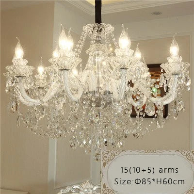 Crystal Chandelier Modern Minimalist Dining Room Lamp