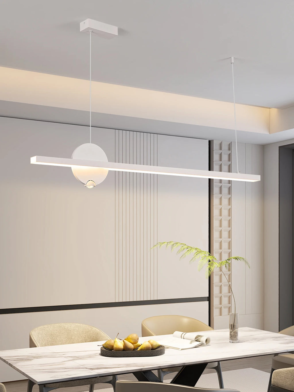 Lámpara colgante LED minimalista nórdica para comedor