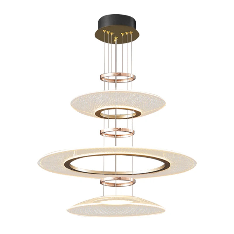 Nordic Aluminum LED Pendant Light for Living Room