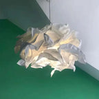 Lámpara colgante de papel nube de diseño nórdico