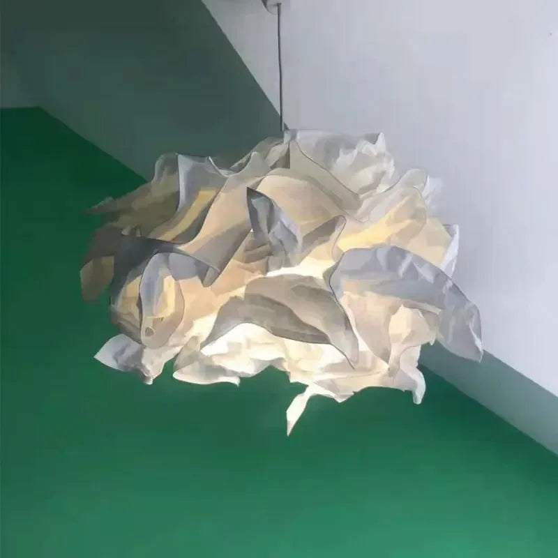 Lámpara colgante de papel nube de diseño nórdico