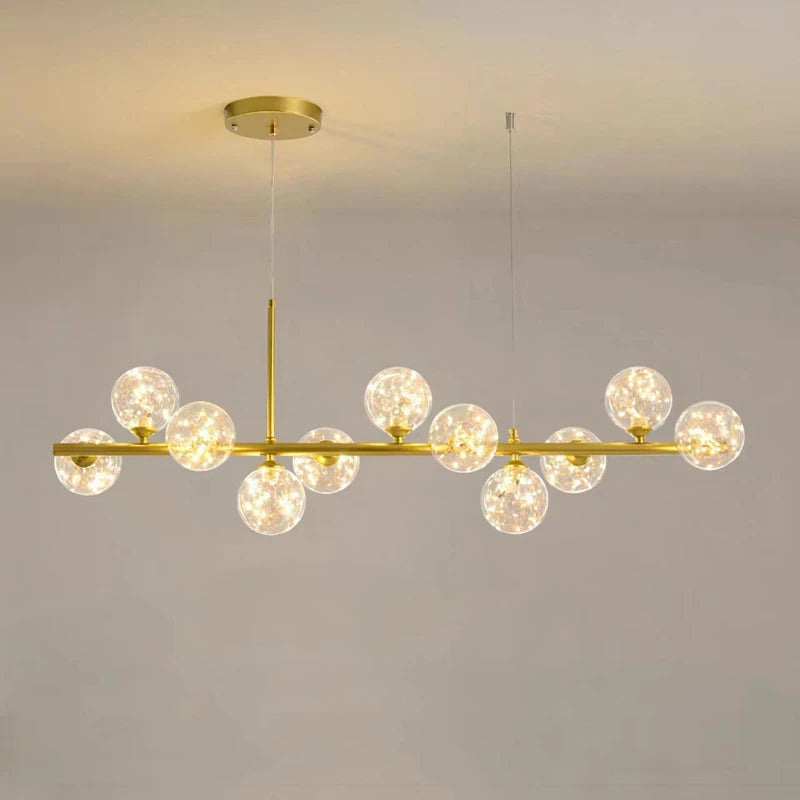 Nordic Glass Bubble Pendant Light for Dining Room