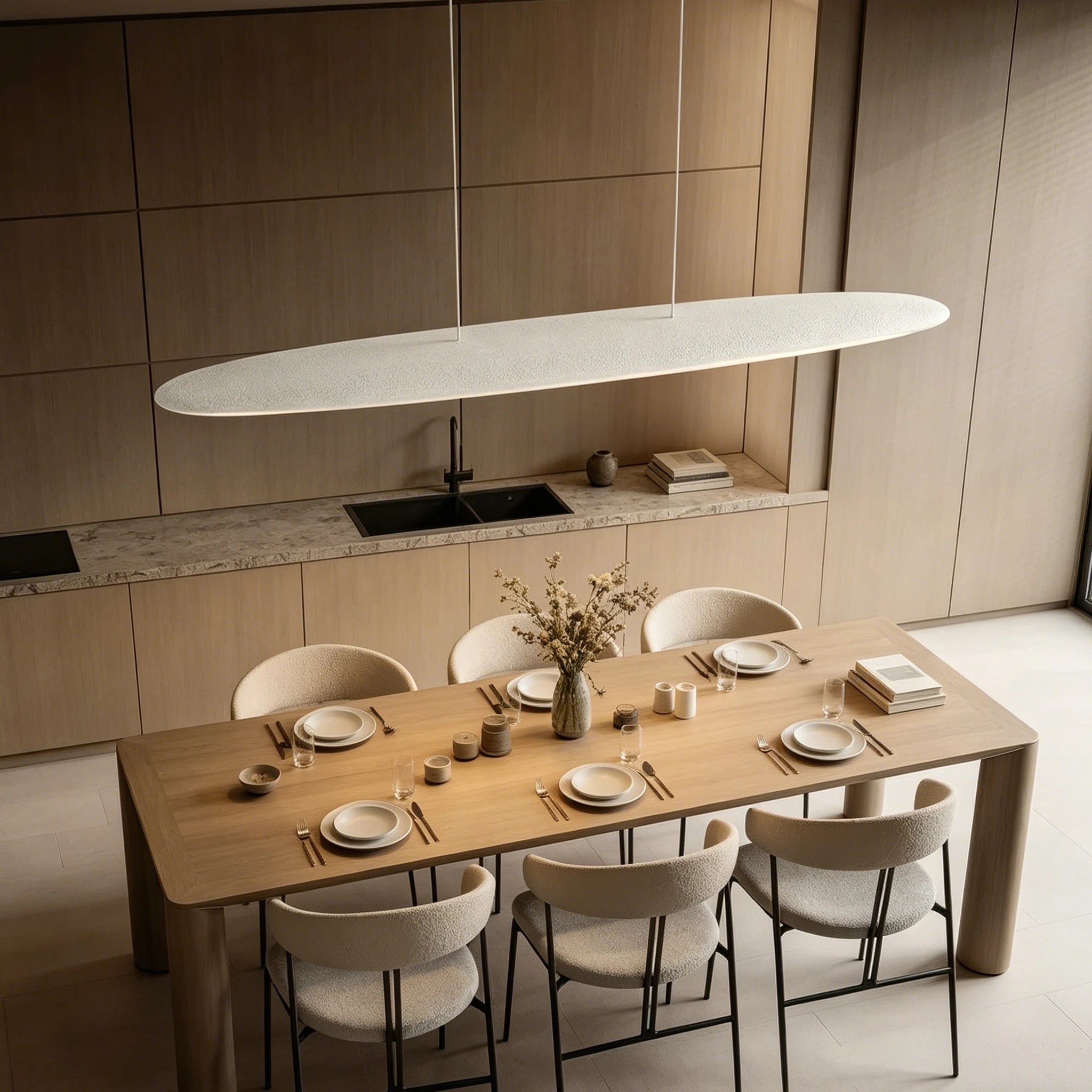 Minimalist Iron Pendant Light for Dining Room