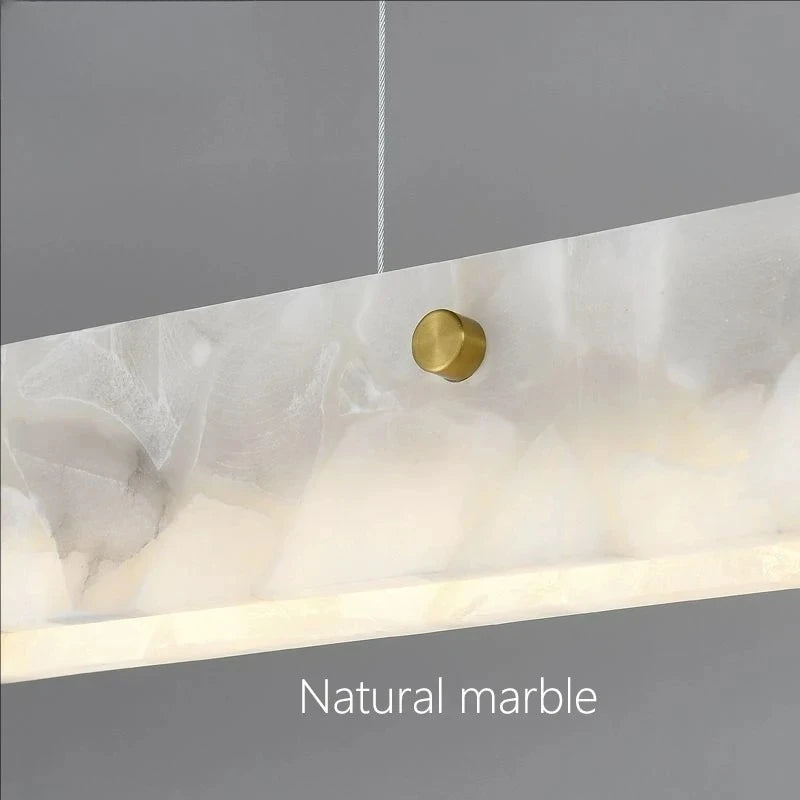 Minimalist Marble Pendant Light for Dining Room