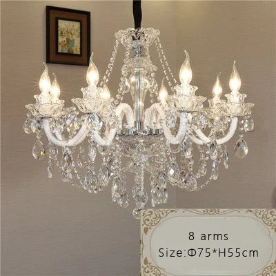 Crystal Chandelier Modern Minimalist Dining Room Lamp