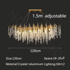 Modern Branch Crystal LED Chandelier Pendant