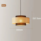Bohemian Rattan Woven Pendant Light for Dining