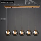 Nordic Glass Metal Pendant Light for Dining Room