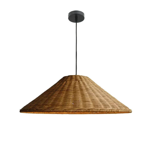 Bohemian Rattan Pendant Light Hand-Woven