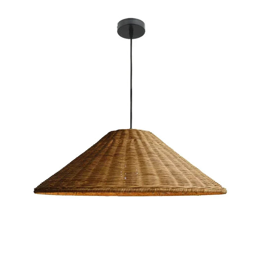 Bohemian Rattan Pendant Light Hand-Woven