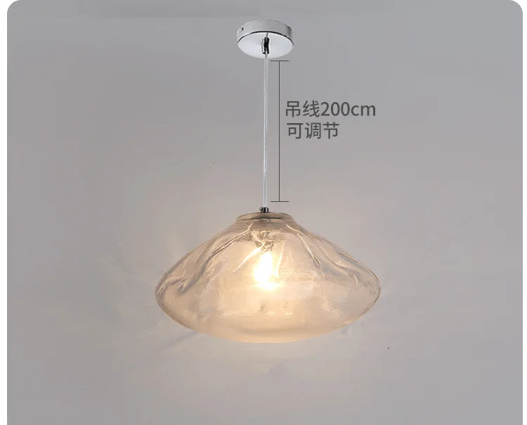 Nordic Glass Pendant Light Cloud Design