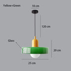 Nordic Retro Glass Pendant Light for Dining Room