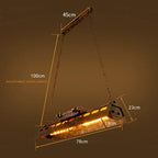 Industrial Iron Pendant Light for Dining Room