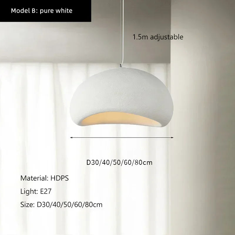 Minimalist Fabric Pendant Light for Dining Room
