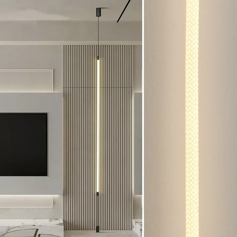 Minimalist Woven Fiber Pendant Light for Living Room