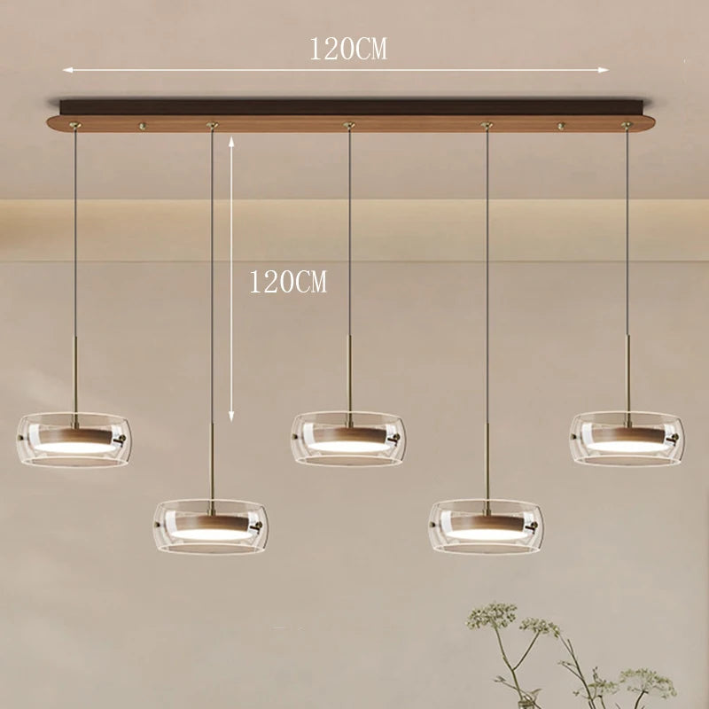 Nordic Glass Pendant Light for Dining Room