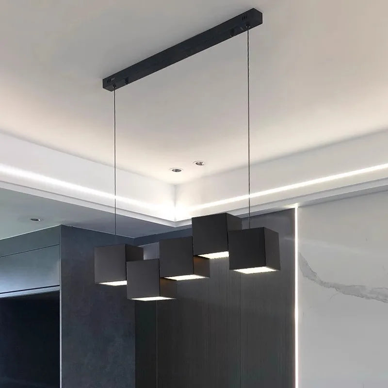 Minimalist Iron Pendant Light for Dining Room