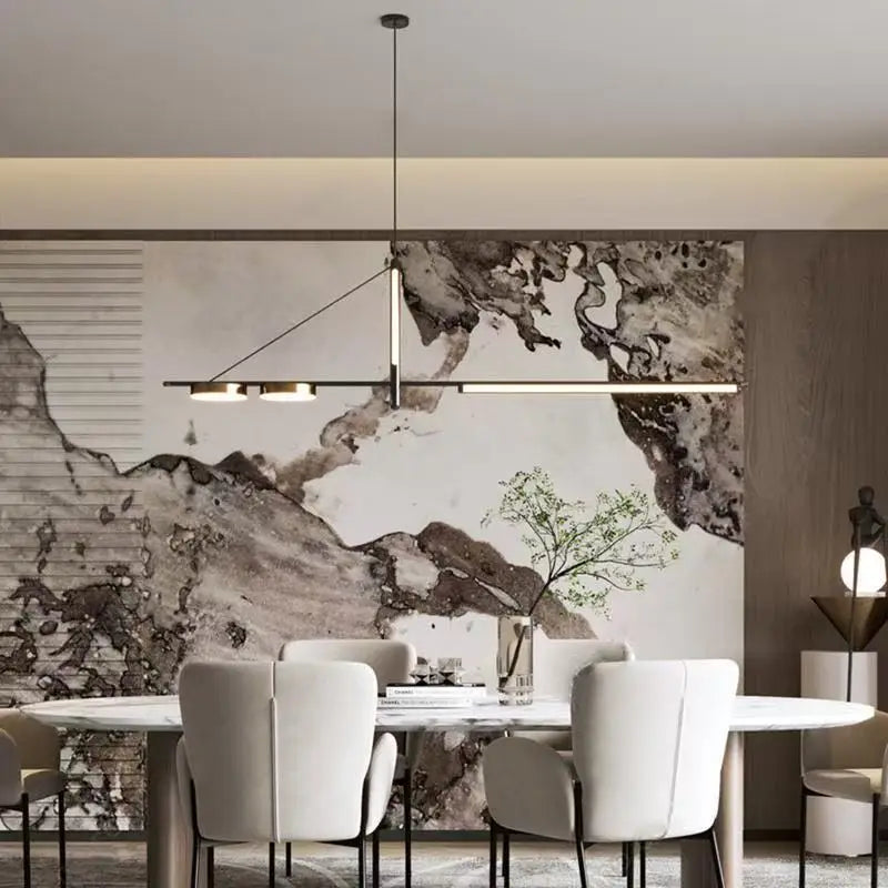 Minimalist Iron Pendant Light for Dining Room