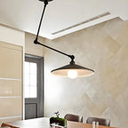 Industrial Iron Adjustable Pendant Lamp with Telescopic Arm