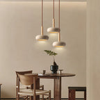 Hot Selling Pendant Lamps Wabi Sabi Circular Yellow Stone Commercial Home Decoration Restaurant Room LED Droplight