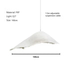 Nordic Iron Pendant Light with Fringe Detail
