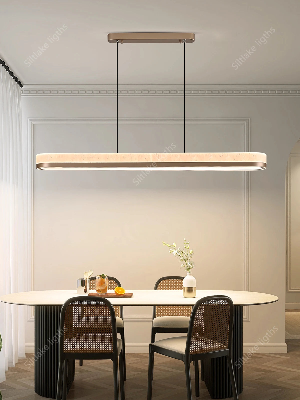 Nordic Wood Pendant Light for Dining Room