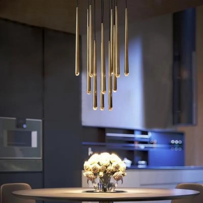 Nordic Minimalist Iron Pendant Light for Bedroom