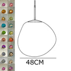 Lámpara Colgante Nórdica de Cristal - Lámpara Colgante Diseño Lava