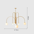 Nordic Minimalist Pendant Light for Living Room Restaurant Lamp Cafe Clothing Store Art Black Gold Red Chandelier