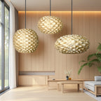 Bohemian Bamboo Rattan Pendant Light for Bedroom